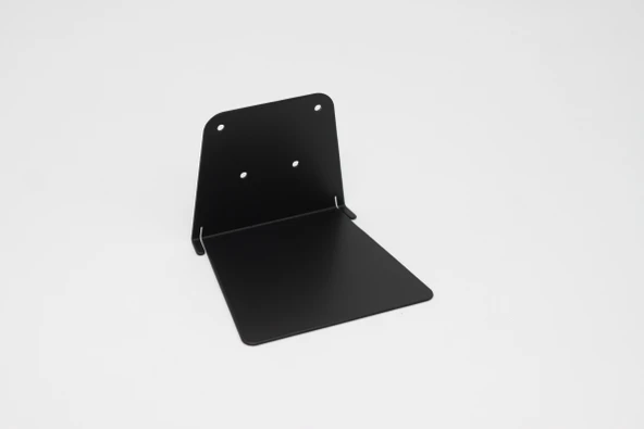 Metal Siyah 2 Adet Kitaplık, Kitap Organizatör, Uçan Kitap Rafı, Görünmez Duvar Kitaplık 2'Lİ - 5