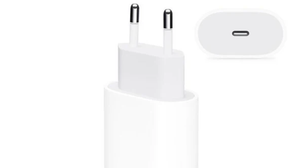 iPhone 14 Uyumlu 20W Hızlı Şarj Aleti Adaptör Set Type-C to Lightining 1M Kablo - 5