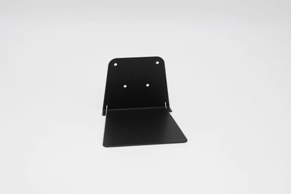Metal Siyah 2 Adet Kitaplık, Kitap Organizatör, Uçan Kitap Rafı, Görünmez Duvar Kitaplık 2'Lİ - 6