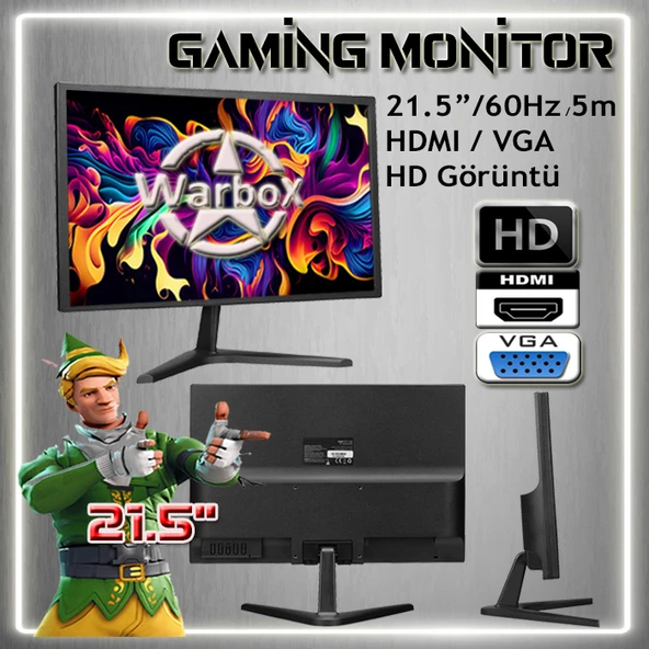 WarboX Gorilla Xeon X5650 48gbRam 256gbSsd 250gb Hdd R7 240-4gb E.kartı 22"Monitör Gaming Bilgisayar - 5
