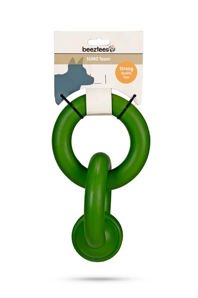 Beeztees Sumo Dayanıklı Dental Oyuncak Yeşil 24x1 ürün görseli