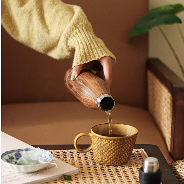 Les Artistes Paris Isı Yalıtımlı Çelik Termos 500ml Blue Pearl  Çok Renkli 500 ML - 8