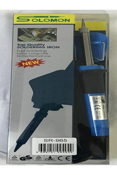 Solomon Sr-965 Yanmaz Uçlu Kalem Havya 40w - 2