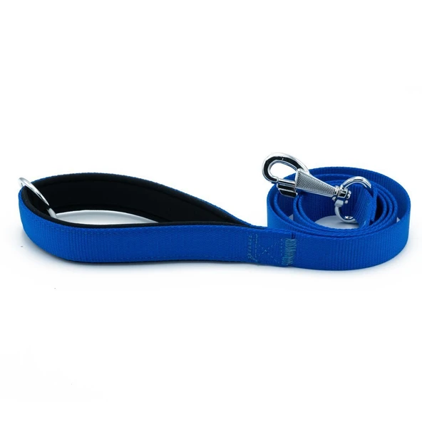 Doggie Comfort Köpek Gezdirme Kayışı 2,5*120 cm Mavi