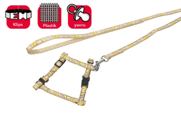 Karlıe Yavru Köp.göğ.tasma+uzatma 25-35cm K.rengi ürün görseli