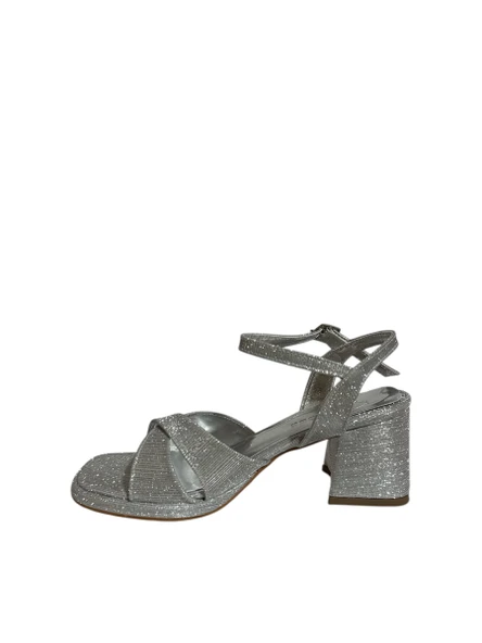 Mg Shoes 7105 Kadın Tek Bantlı Topuklu Saten Ayakkabı (Yaz 25) - 2