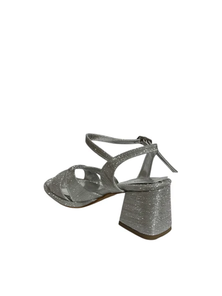 Mg Shoes 7105 Kadın Tek Bantlı Topuklu Saten Ayakkabı (Yaz 25) - 4