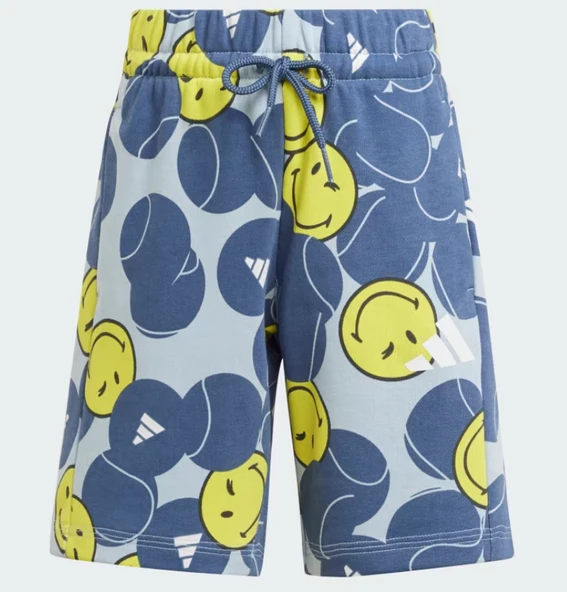 adidas Kid's X Smileyworld Summerset Çocuk T-Shirt -Şort Takımı jj3066 - Resim 6