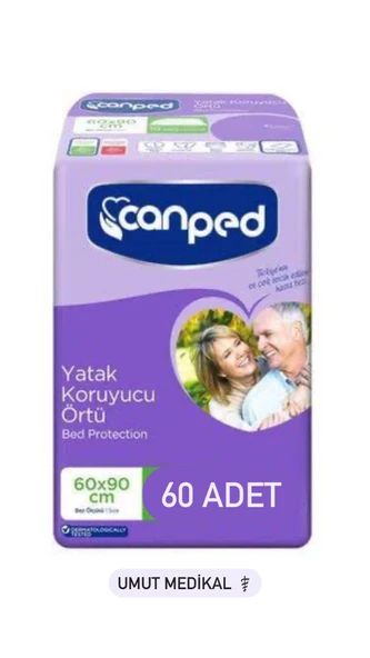 Canped Yatak Koruyucu Örtü (60x90 Cm) 60 Adet