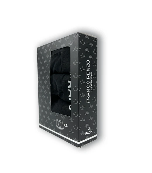 FRANCO RENZO Erkek 3'lı Lüx Kutulu Pamuklu Ve Likralı Boxer - 2
