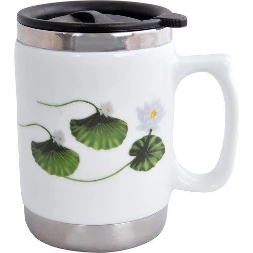 Andoutdoor AND30HP Içi Çelik Dışı Desenli Seramik Kupa Mug