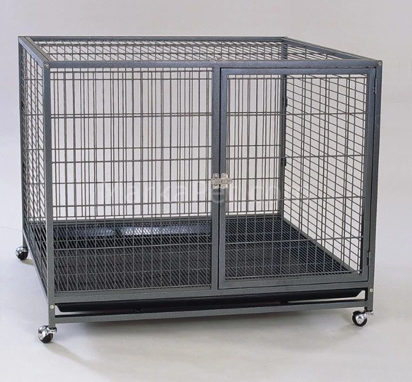 Dayang Izgaralı Tekerlekli Köpek Kafesi XL 109.5x70x89.5 cm