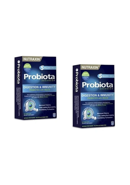 Nutraxin Probiota Advanced 60 Tablet 2'li ürün görseli 1