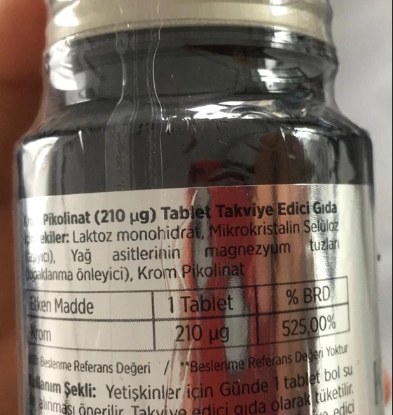 Ersağ Krom Pikolinat Tablet - Resim 4