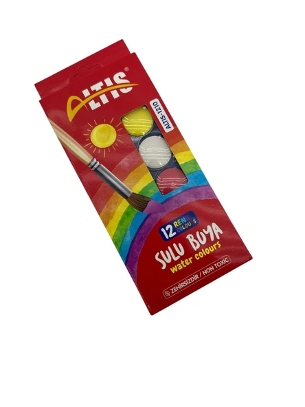 Altıs 12'Li Büyük Boy Suluboya Seti