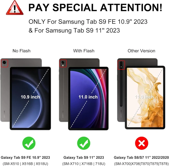 Samsung Galaxy Tab S9 Fe 10.9" Q Türkçe Klavyeli Kılıf Kalem Bölmeli Bluetooth Özellikli Standlı  SİYAH - 5