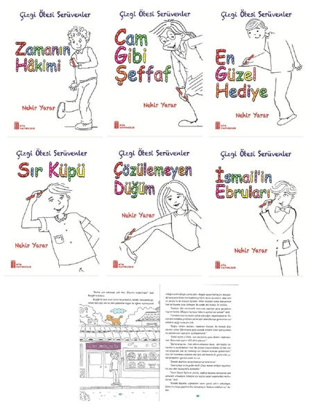 Ortaokul 5.ve 6.Sınıflar İçin Okumayı Sevdiren Çizgi Ötesi Serüvenler 6 lı Hikaye Seti (128 sayfa) ürün görseli 1