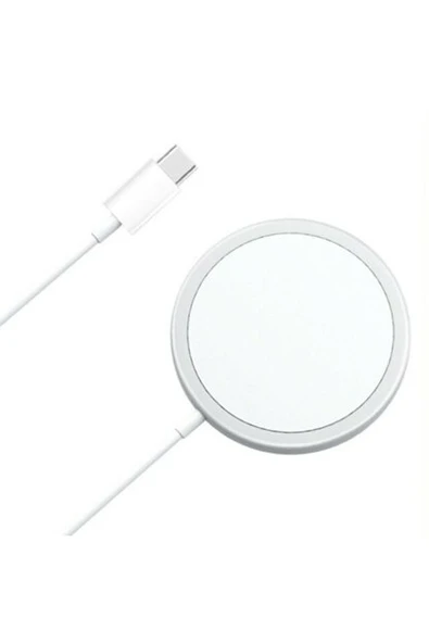 Apple MagSafe Charger Kablosuz Şarj Aleti 11-12-13 Uyumlu - 2