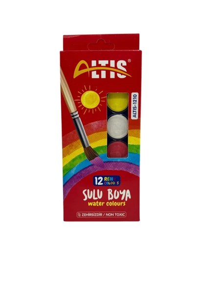 Altıs 12'Li Büyük Boy Suluboya Seti - 2