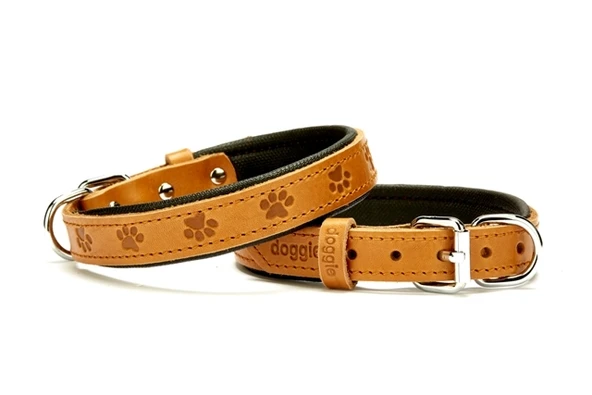 Doggie Küçük Köpek Tasması Pati Desenli 45 cm Small ürün görseli