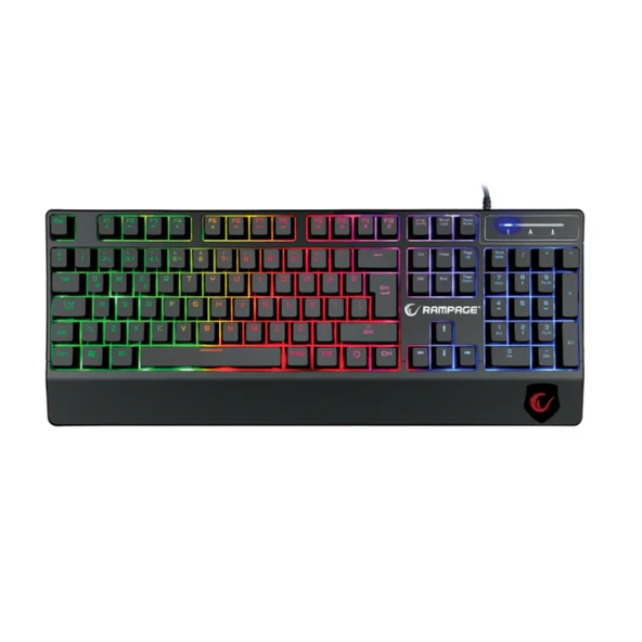 Rampage KB-R34 WINNER Semi Mekanik Q Rainbow Işıklı Gaming Oyuncu Klavyesi - 2