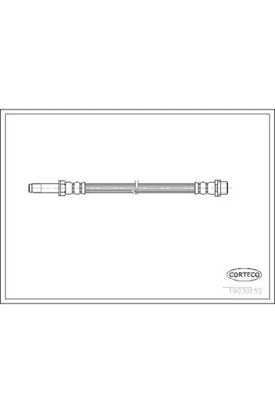 CORTECO Fren Hortumu On Mercedes Sprınter B903 B904 95 06