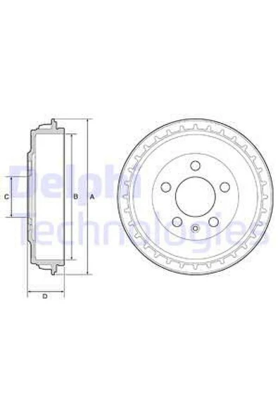 DELPHİ FREN KAMPANASI SEAT-VW 612138