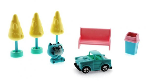 Kedi Şehri Park Figürleri Seti