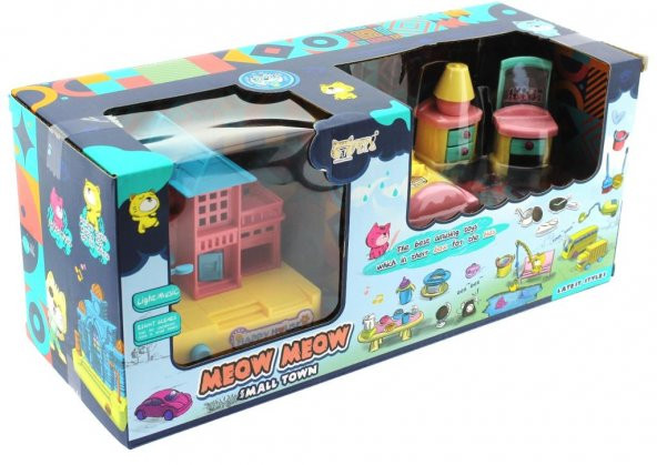 Kedi Şehri Ev ve Yatak Odası Oyun Seti - 3