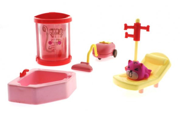 Kedi Şehri Ev ve Banyo Oyun Seti - 4