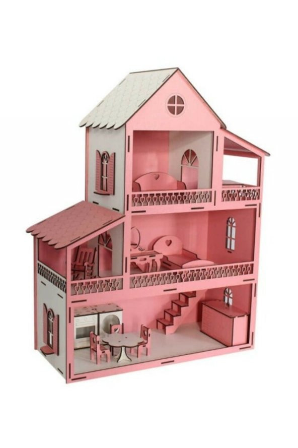Ahşap Oyun Evi 3 Katlı