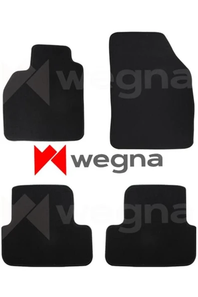 WEGNA Halı Paspas Siyah Renault Megane 3 2008-2016