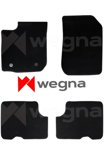 WEGNA Halı Paspas Siyah Dacıa Sandero 2012-2020