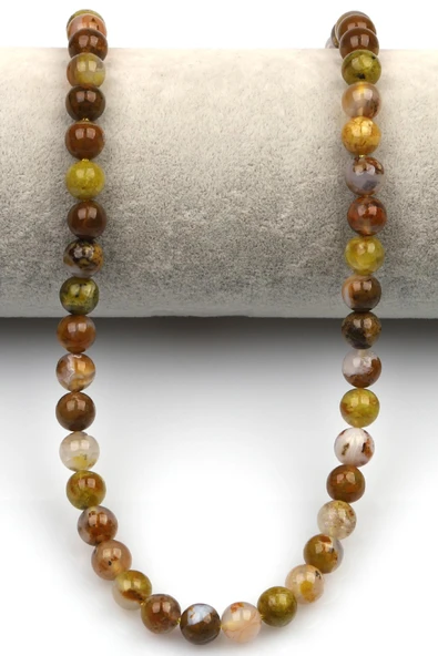 Avustralya Agate Opal Doğaltaş Dizi 7 mm Küre Kesim - Resim 2