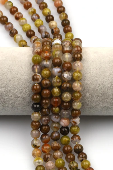 Avustralya Agate Opal Doğaltaş Dizi 7 mm Küre Kesim ürün görseli