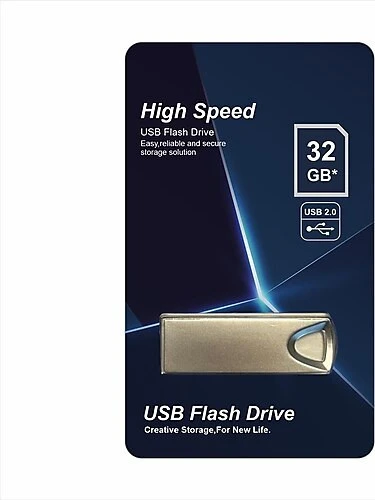 Elba 32 GB USB Metal 2.0 Flash Bellek