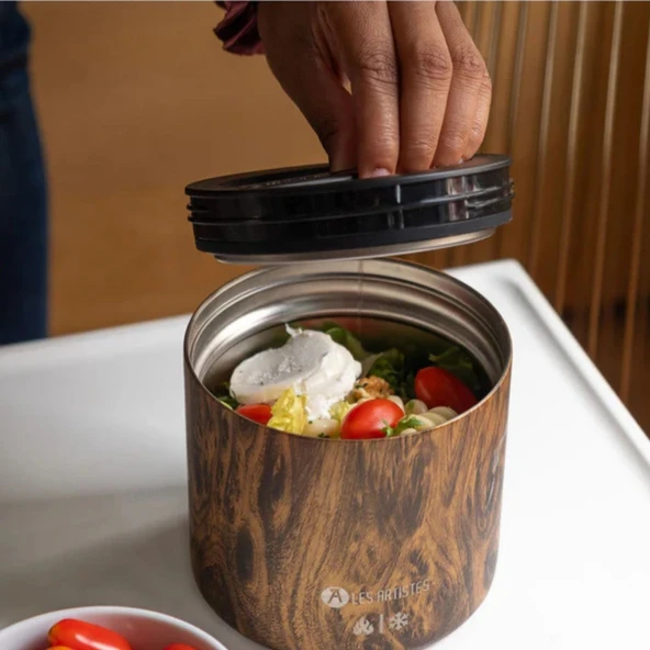 Les Artistes Paris Isı Yalıtımlı Çelik Yemek Termosu 700ml Beach  Çok Renkli 700 ML - 8