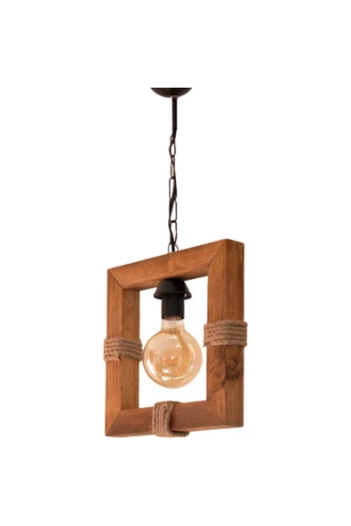 EHFM TİÇARET Ahşap Sarkıt Avize