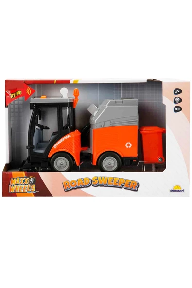 Sesli Işıklı Çocuk Oyuncağı Sokak Temizleme Aracı: Sokakları Temizle - Resim 6