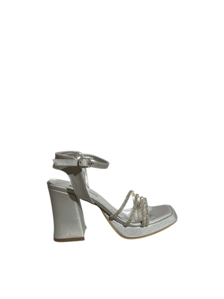 Mg Shoes 6001 Kadın Platform Topuklu Saten Ayakkabı (Yaz 25)