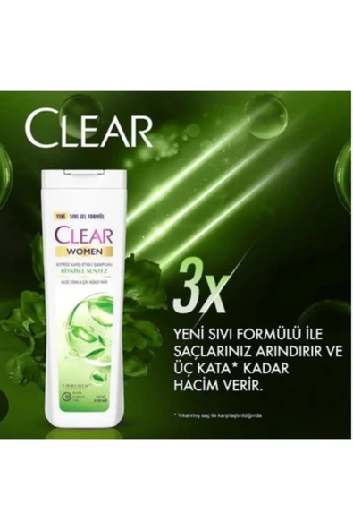 Clear Women Aloe Vera &çay Ağacı Yağı Şampuan 350ml - 2