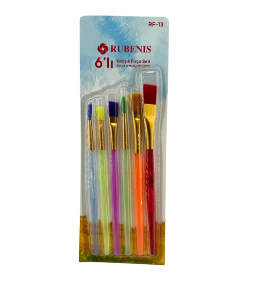Rubenis Karışık Fırça Seti 6'Lı RF13