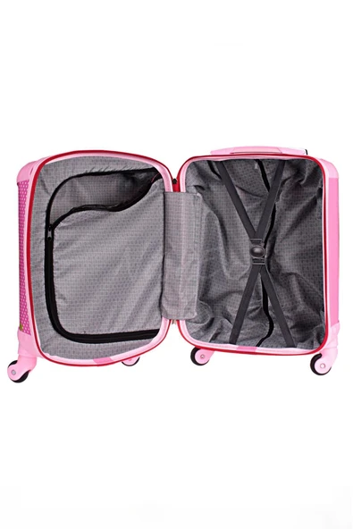 Nishev.com Evini Sev Hello Kity Woman Kız Çocuk Valizi – Pembe - 5