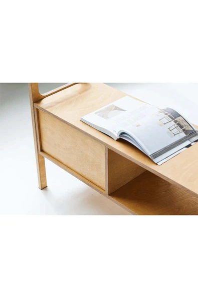 Woodesk  Madera, Ahşap, Dolap Ve Konsol, 170x65, Natural Renk, Cpt4714-170 - 3