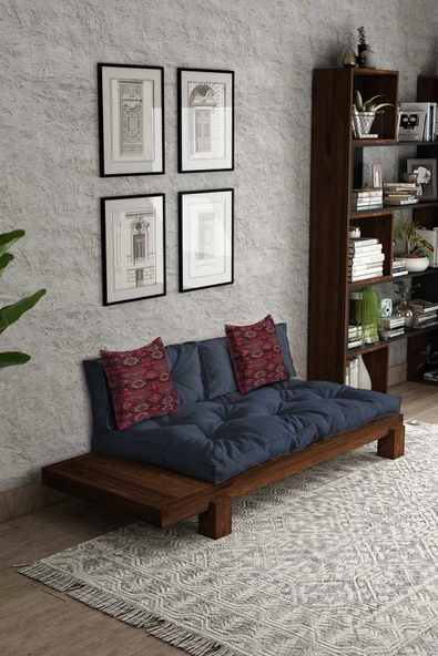 Woodesk  Arin Masif Ceviz-lacivert Renk Sedir Cpt8382-200 - Resim 2