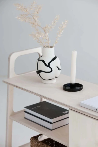 Woodesk Rovere, Ahşap, Dolap Ve Konsol, 120x90, Beyaz Renk Cpt4653-120 - 5