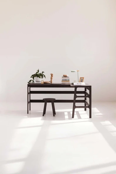 Woodesk  Luz Ahşap Çalışma Masası 160X65 Ceviz Renk CPT4644-160