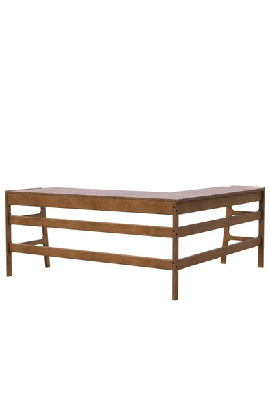 Woodesk  Zeytin Ahşap Çalışma Masası 180x60 Ceviz Renk Cpt4628-170