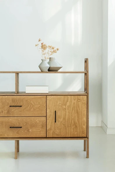 Woodesk  Riva, Ahşap, Dolap Ve Konsol, 170x115, Natural Renk, Cpt4696-170 - 2