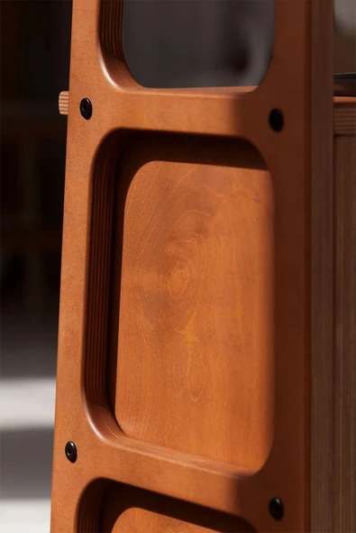 Woodesk Stille, Ahşap, Dolap Ve Konsol, 140x90, Tik Renk, Cpt4703-140 - 3